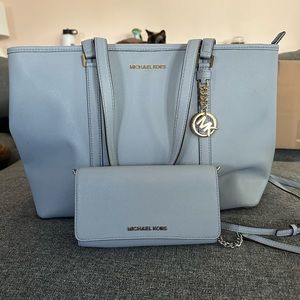 Michael Kors purse and matching wallet